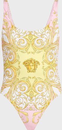 Versace Medusa Low-Back One-Piece Swimsuit