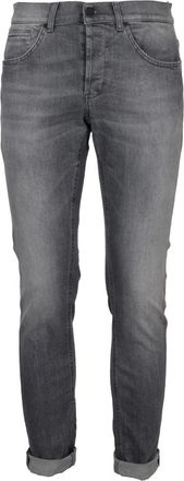 Dondup Slim-fit Jeans - Heren - Slim Fit Jeans - Grijs - W29 - Katoen - Jeans