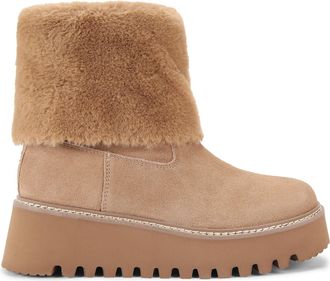 Kurt Geiger Womens Suede Toon Boots - Camel - Size UK 8