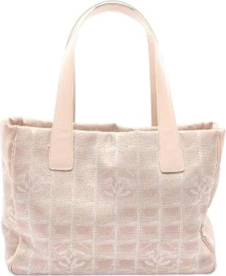 Chanel Pre-owned Tote Bags, female, Pink, Size: ONE SIZE Pre-owned New Travel Line Tote Bag