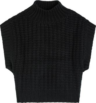 Skiim Chunky Ribbed-knit Cashmere Vest - Black - S (UK8-10 / S)