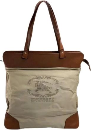 Burberry Borsa Tote Pre-owned - - Pre-owned - Donna - Beige - ONE SIZE