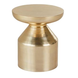 Maisons du monde Mesa auxiliar dorada