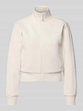 Guess Sweatjacke mit Logo-Muster Modell CALISTA in Weiss, Gr&ouml;&szlig;e XL