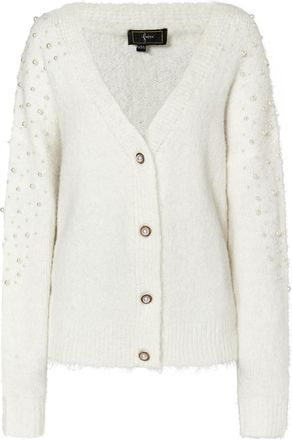 Faina Vest met parels Dames wit