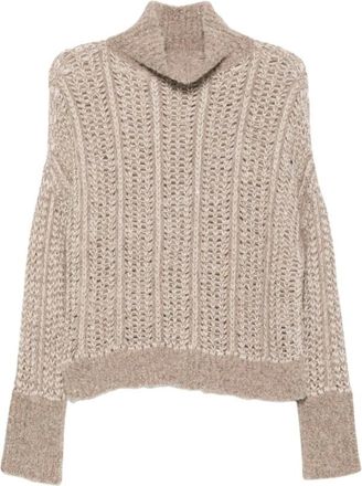 Antonelli Maglione Dolcevita Gallura - - Knitwear - Donna - Beige - S