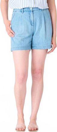 Dex Clothing Denim Trouser Shorts In Blue