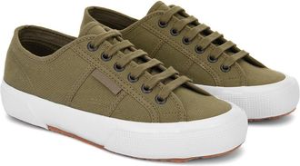 Superga Unisex Adult 2706 Og Trainers (Green Tortora/White Avorio) - Forest Green - Size UK 9