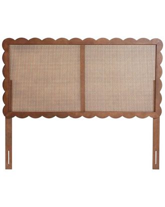 Baxton Studio Orianthe Scalloped Headboard