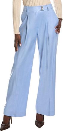 Reiss Hollie Linen-Blend Wide Leg Trouser