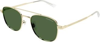 Montblanc Authentieke Bril met Topkwaliteit - unisex - Zonnebrillen - Geel - 51 MM - Accessoires