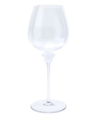 Versace Bicchiere da vino Medusa in cristallo - Bianco