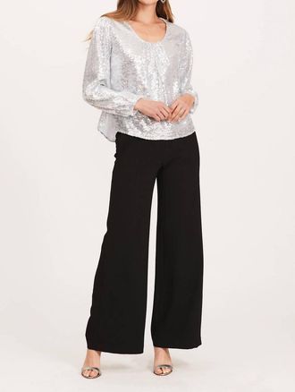 Tyler Böe Kathy Crepe Palazzo Pant In Black