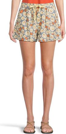 Toad&Co Taj Hemp Pull-On Shorts Womens Shorts North Shore Shape Print : MD (US 8-10) 3, Elastane/Hemp/Lyocell