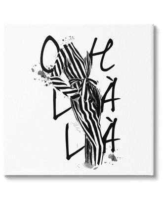 Stupell Industries Modern Glam Ooh La La Canvas Wall Art By Alison Petrie