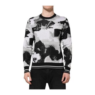 Dolce & Gabbana Heren, Truien, Veelkleurig, Maat: S Zijde