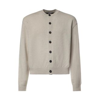 Jacquemus Cardigan Moulin - Heren - Truien - Beige - Maat: S Zijde