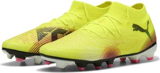 Puma Future 8 PRO FG/AG Soccer Shoe Unisex, Yellow Alert-PUMA Black-Sun Struck, 10