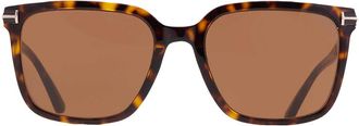 Tom Ford Jochem Brown Square Mens Sunglasses FT1183 52E 56
