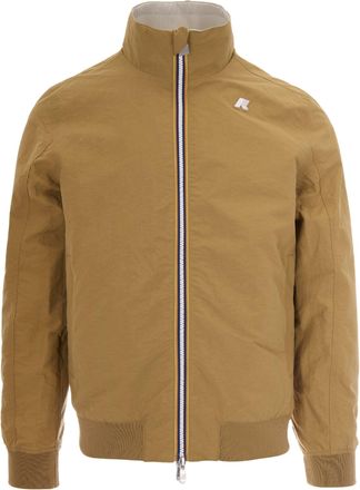 K-Way Reversible Cotton Blend and Recycled Nylon Jacket