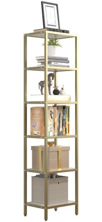 VCM Vcm - Iron Standing Rack Showcase Showcase Gabinete De Pie Vinali M (oro)