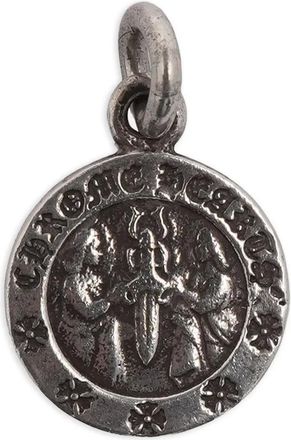 Chrome Hearts angel medallion pendant - men - Sterling Silver - One Size