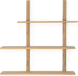 Wabi Home Selvi l estante madera de sungkai 100x20x98cm