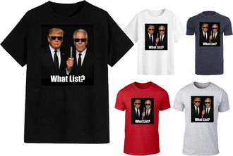 Generic What List? | Printed Unisex Short Sleeve T-Shirt Multicolour