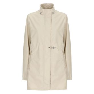 Fay Parkas, female, Beige, Size: XL Virginia Zip Coat