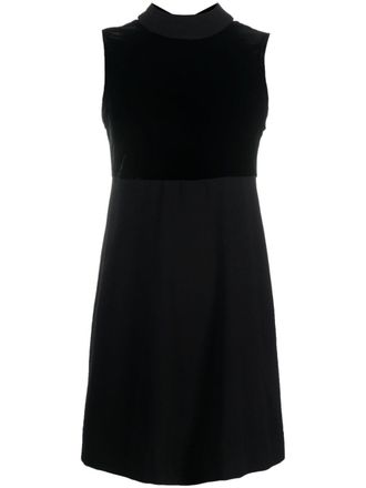 Staud Quant mini-jurk met strikdetail - Zwart