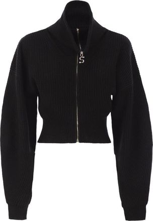 Max Mara Womens Calipso - Wool And Cashmere Cardigan - Black - Size X-Small