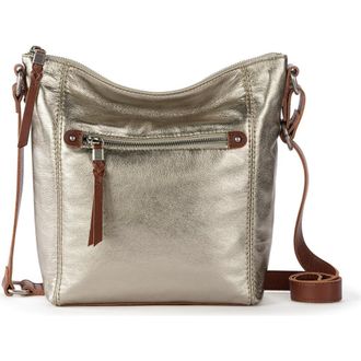 The Sak Ashland Leather Crossbody Bag in Pyrite at Nordstrom