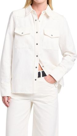TWP Ranchers Daughter Shirt in White at Nordstrom, Size Xx-Small