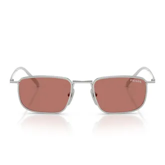 Prada Sunglasses Prd52 S 1 Bc80 W Silver/Bordeaux Men