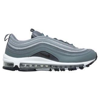 Nike Air Max 97 Essential Synthetic Textile Mens Lace Up Trainers - Cool Grey Wolf grey - Size:UK 7.5