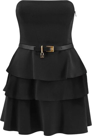 Elisabetta Franchi Mujer, Vestidos, Negro, Talla: S