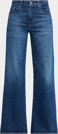 AG - Adriano Goldschmied Saige Mid-Rise Wide-Leg Jeans
