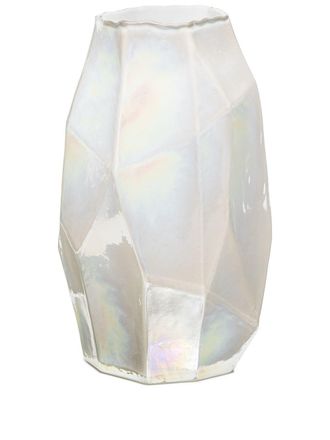 Pols Potten Graphic glass vase - White