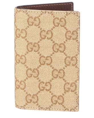 Gucci Essence Classic Gg Canvas Card Case