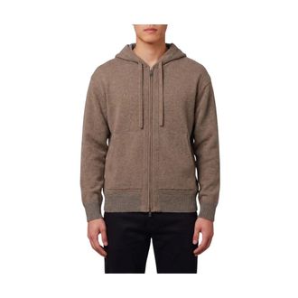Roberto Collina Sudadera con cremallera - Sweatshirts & Hoodies - Hombre - Marr&oacute;n - XL