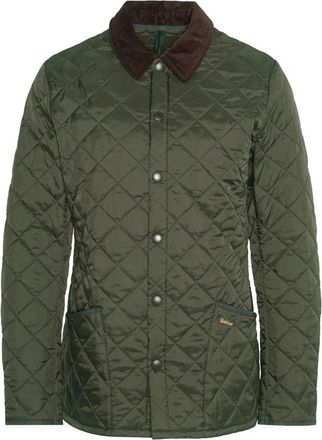 Barbour Gewatteerde Liddesdale Jacket Wax Stijl - Heren - Zomerjassen - Groen - L - Jassen
