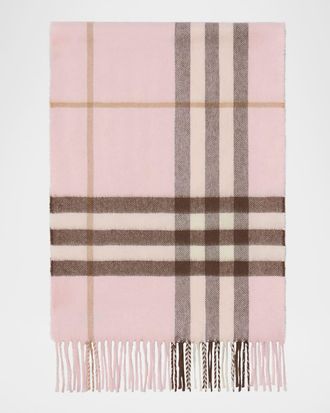 Burberry Cashmere Check Scarf