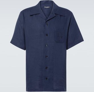 Dolce & Gabbana DG linen shirt