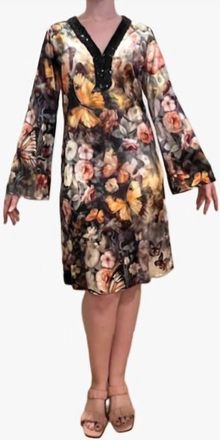 Johnny Was Judith Midi Dress In Teyros Scarf