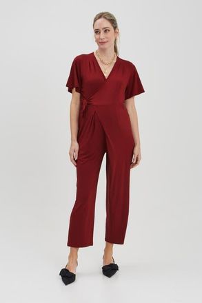 Nom Maternity Lucia Maternity Jumpsuit in Claret at Nordstrom, Size X-Large