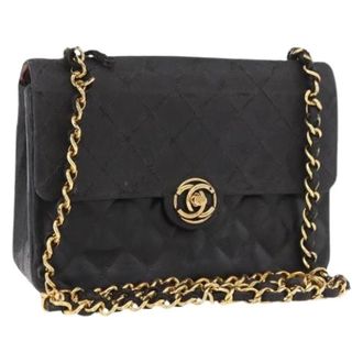 Chanel Pre-owned Suede chanel-bags - Dames - Pre-owned - Zwart - Maat: ONE Size Su&egrave;de
