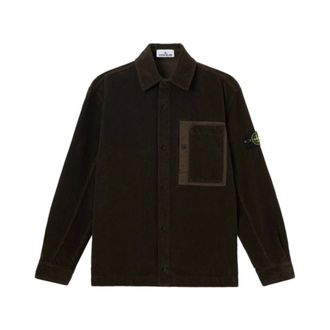 Stone Island Hombre, Camisas, Marr&oacute;n, Talla: XL
