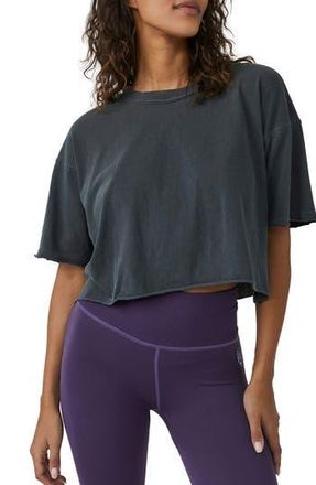 Free People FP Movement Inspire Tee in Black at Nordstrom Rack, Size X-Large