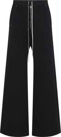 Rick Owens Geth Belas Pants - Heren - Wijde Broeken - Zwart - M - Katoen - Broeken