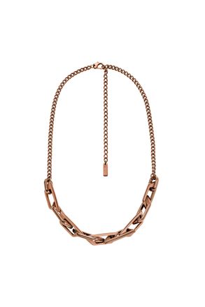 Diesel Stainless steel chain necklace - Necklaces - Unisex - Brown